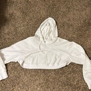 Women’s size medium H&M cropped cut out hoodie